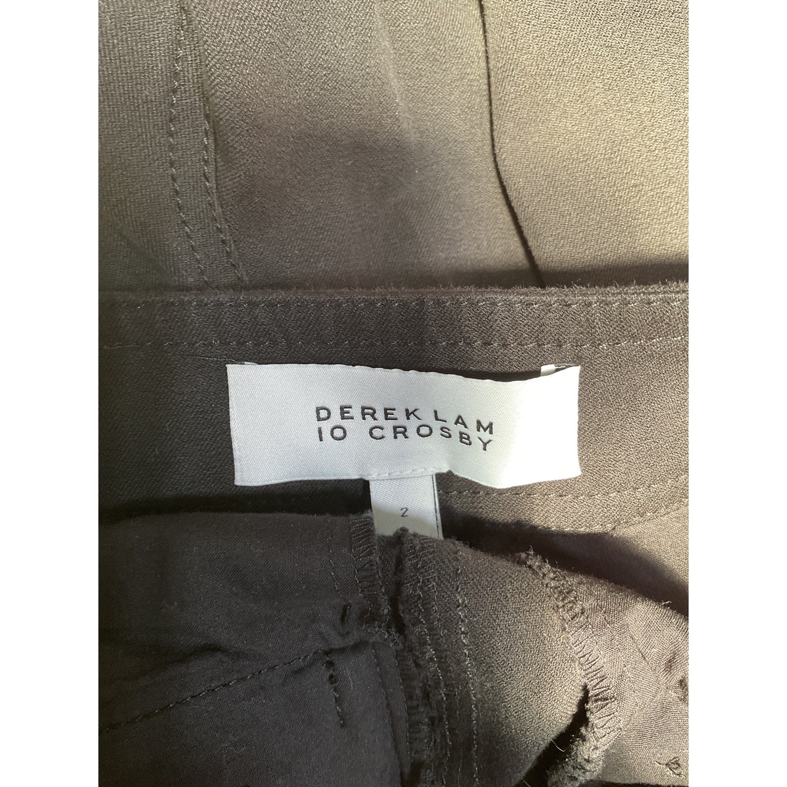 Derek Lam 'Mika' Black Snap Shorts Size 2