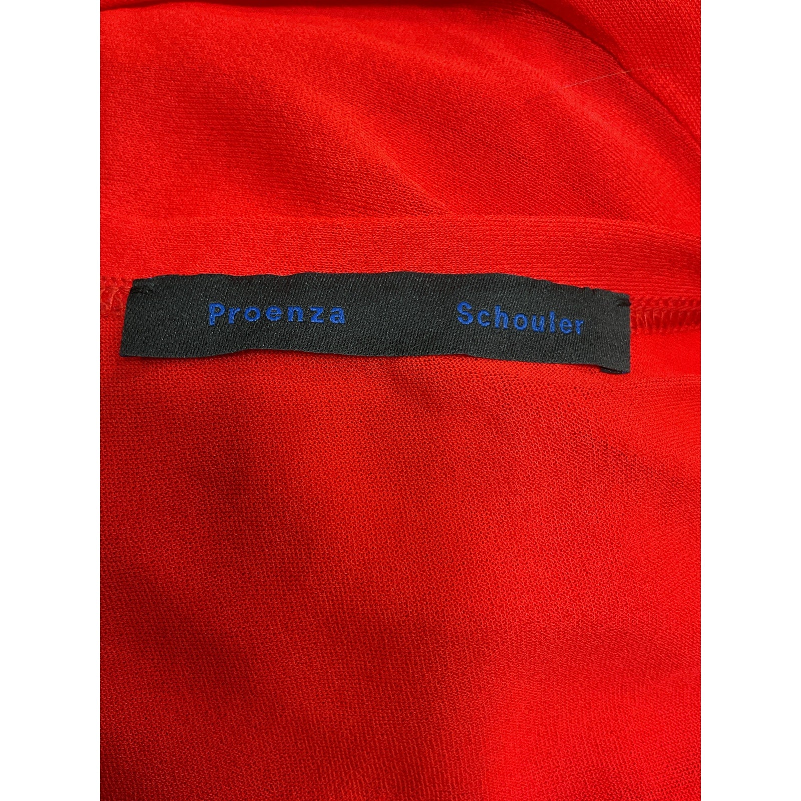 Proenza Schouler 'Paula' Red Viscose Dress Size 10 - NWT