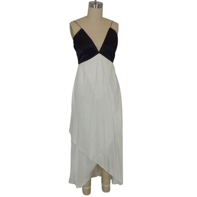 Anna October Sleek White Josephine Maxi Size S Dress