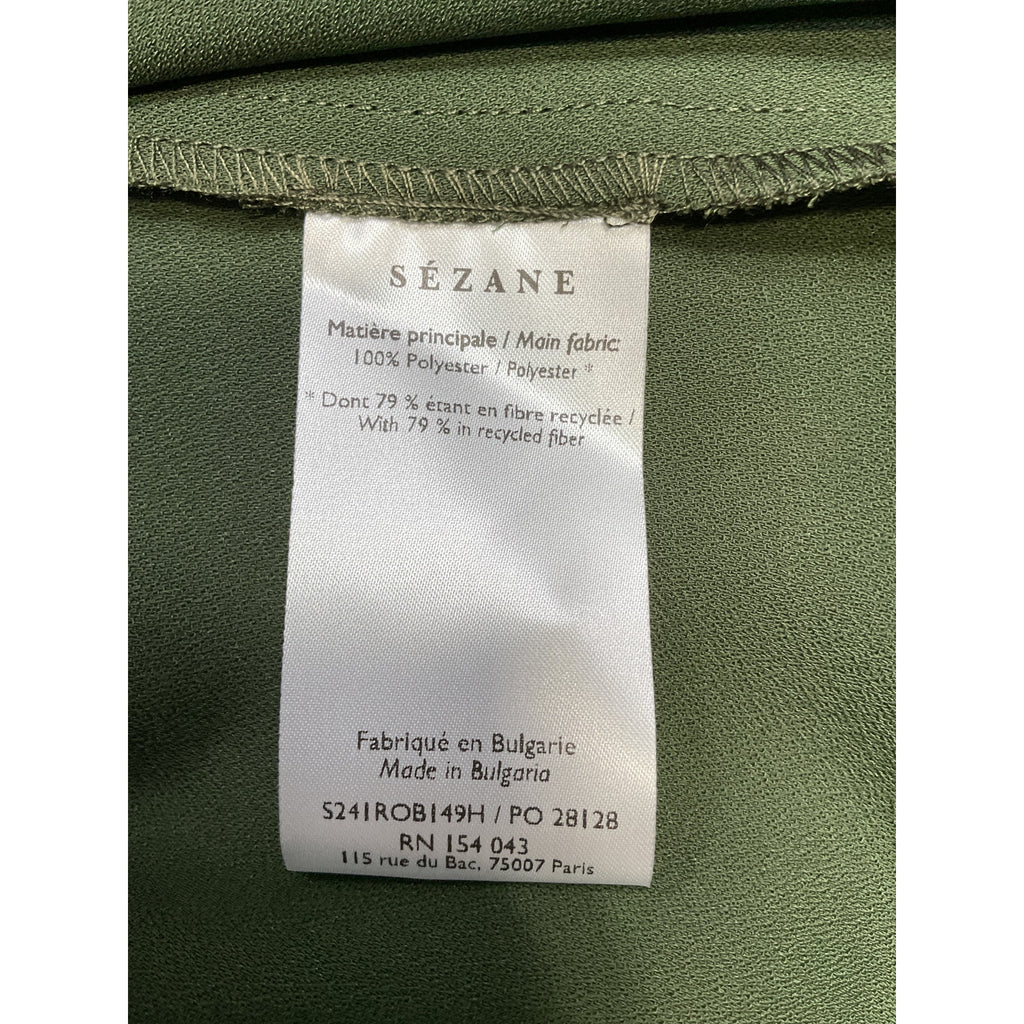 S�zane 'Raquel' Green Polyester Dress Size 40