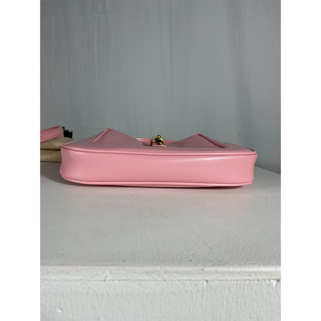 Gucci 'Jackie 1961' Pink Leather Mini Shoulder Bag