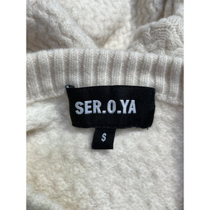 Ser.O.Ya 'Forrest' Cream Wool Sweater Size S