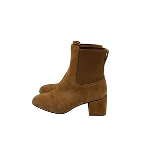 Vince 'Kimmy' Tan Suede Chelsea Boots Size 6 M