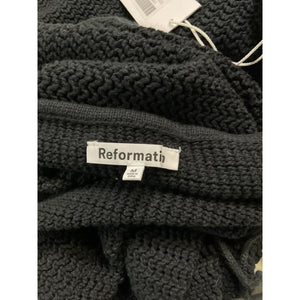 Reformation 'Venete' Black Open Knit Dress Size M - NWT