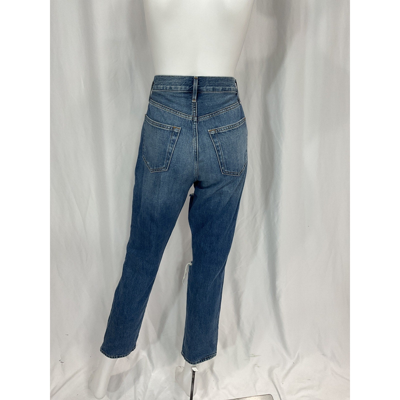 Frame Le Original Blue Slash Pants Size 25