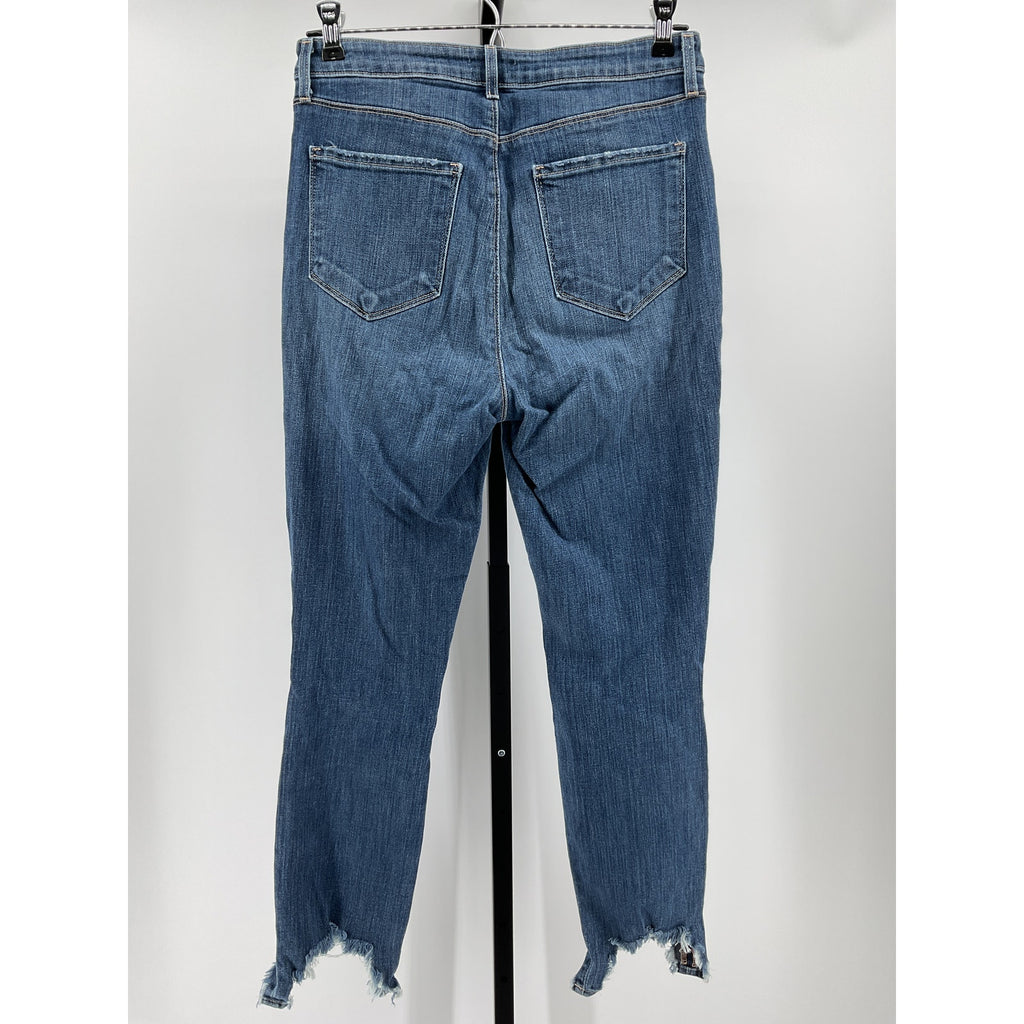 L'Agence High Line Blue High Rise Skinny Dest Jean Size 30