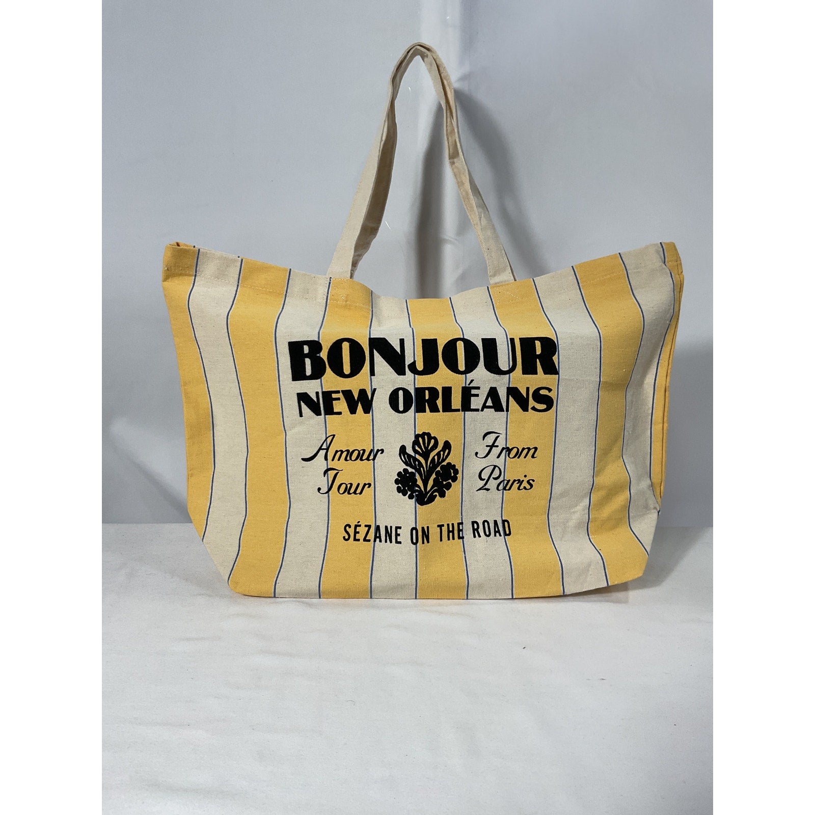 S�zane Bonjour Yellow Tote Bag