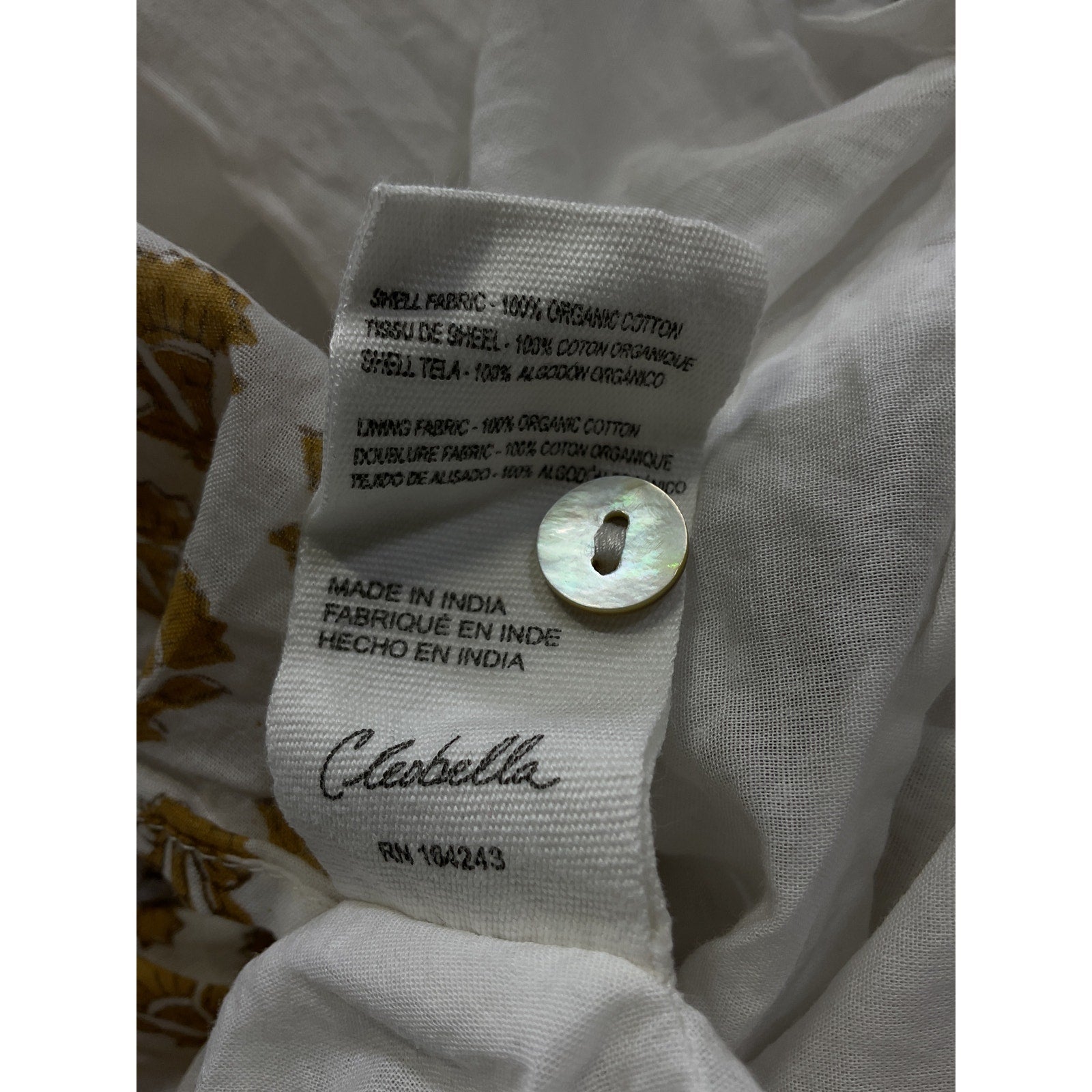 Cleobella 'Tillie' White Mini Dress Size S