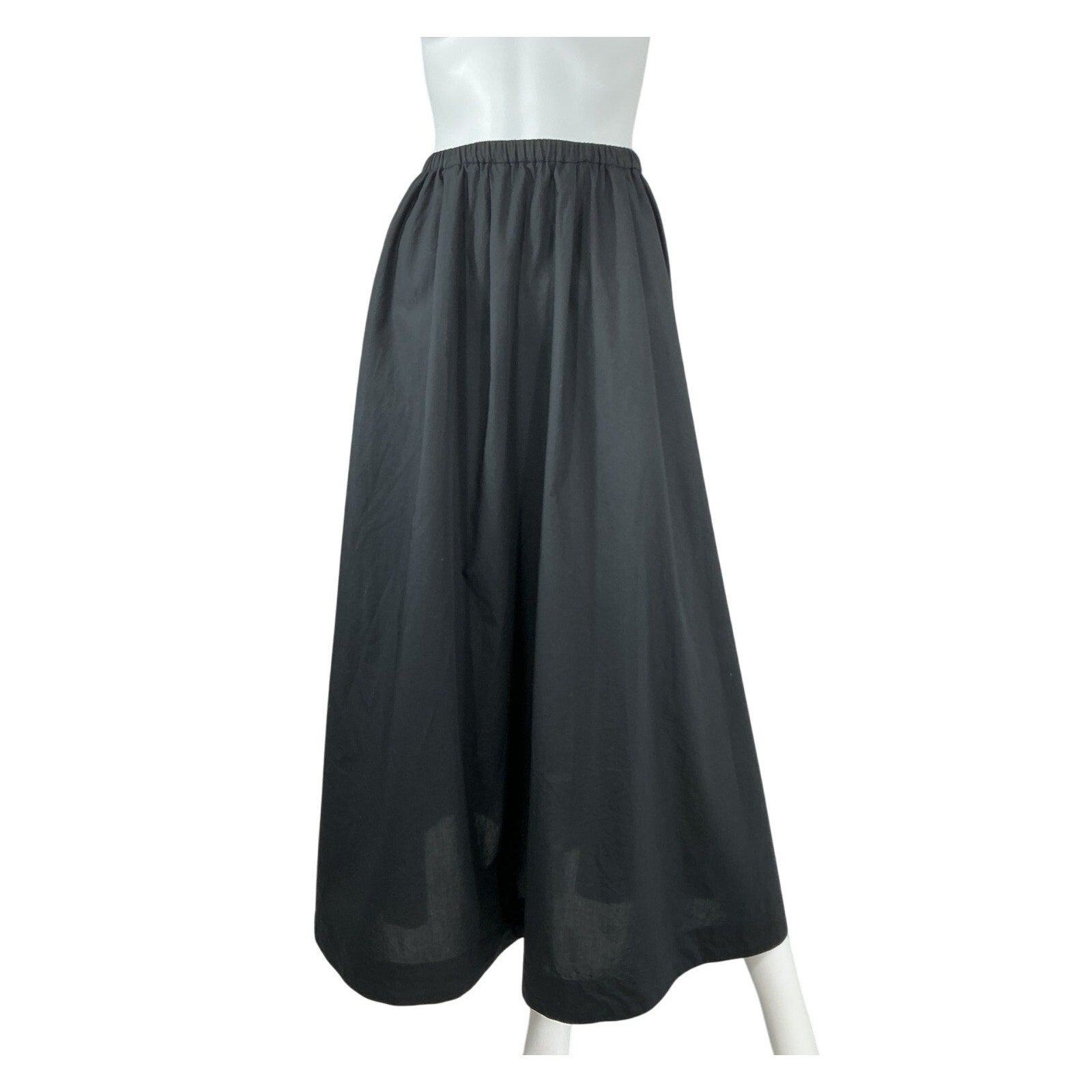 Faithfull The Brand 'Scanno' Black Cotton Skirt Size XS