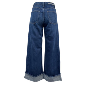 Favorite Daughter Cuffed Blue Masha Denim Jeans Size 26