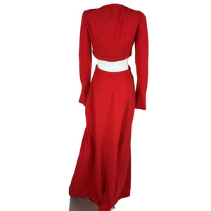 A.L.C. Cutout Red Issa Dress Size 6