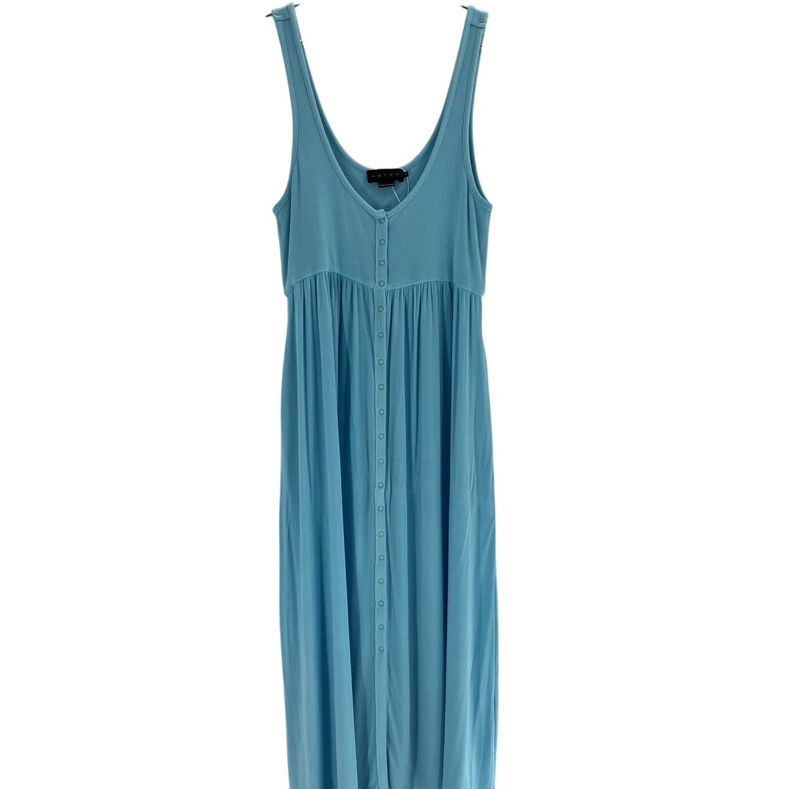 Hatch The Softest Blue Rib Nursing Tank Dress Size 2