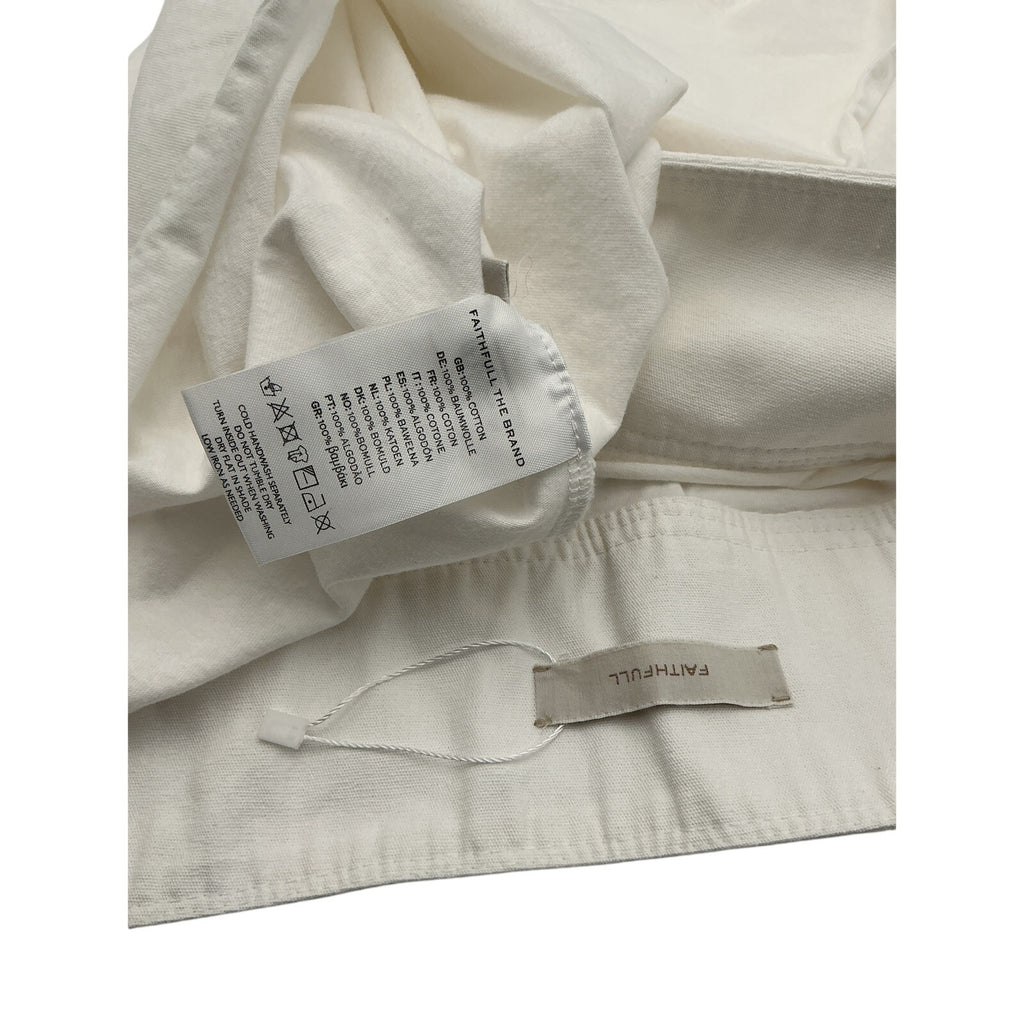 Faithfull The Brand 'Maceio' White Skirt Size L