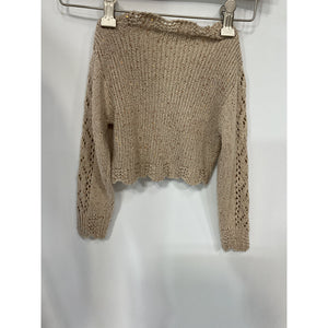 Loveshackfancy 'Lovella' Tan Cardigan Size 3/4