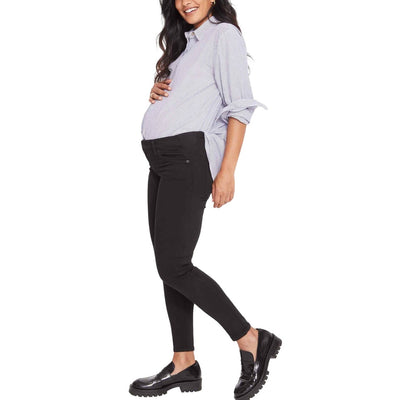 Hatch Classic Jet Black Slim Maternity Denim Jeans Size 29