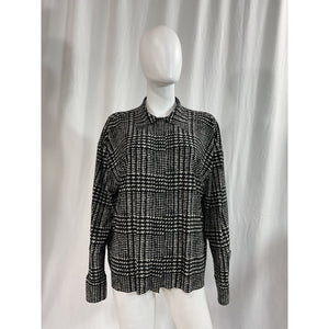 Norma Kamali 'Oversized Boyfriend Nk' Black Shirt Size XS