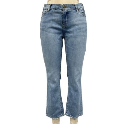 Hatch Classic Light Wash Crop Maternity Denim Jeans Size 27