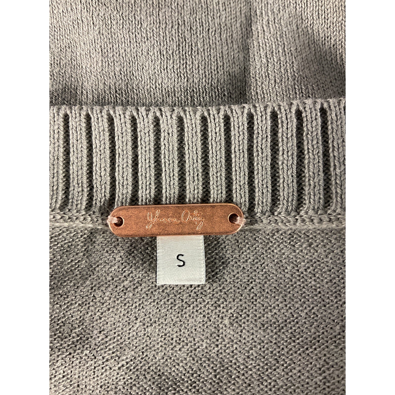 Johanna Ortiz 'Inca' Grey Cotton-Alpaca Knitwear Set Size S