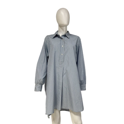 Dôen 'Jora' Blue Cotton Dress Size M