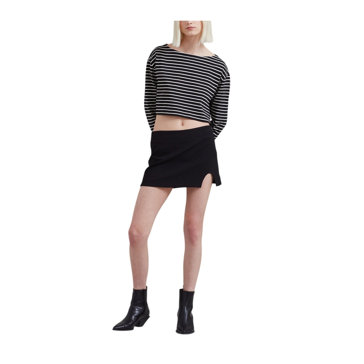 The Frankie Shop Sleek Black Chester Size L Skirt