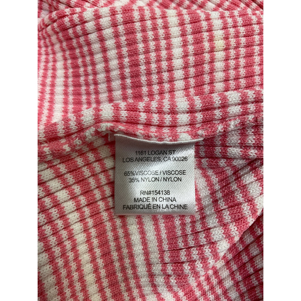 Staud 'Shoko' Pink Viscose Sweater Size XS