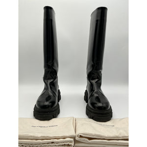 Gia Borghini Sleek Black Perni 7 Knee High Leather Boots Size 7