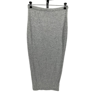 Ser.O.Ya Cozy Light Grey Koko Knit Skirt Size S NWT