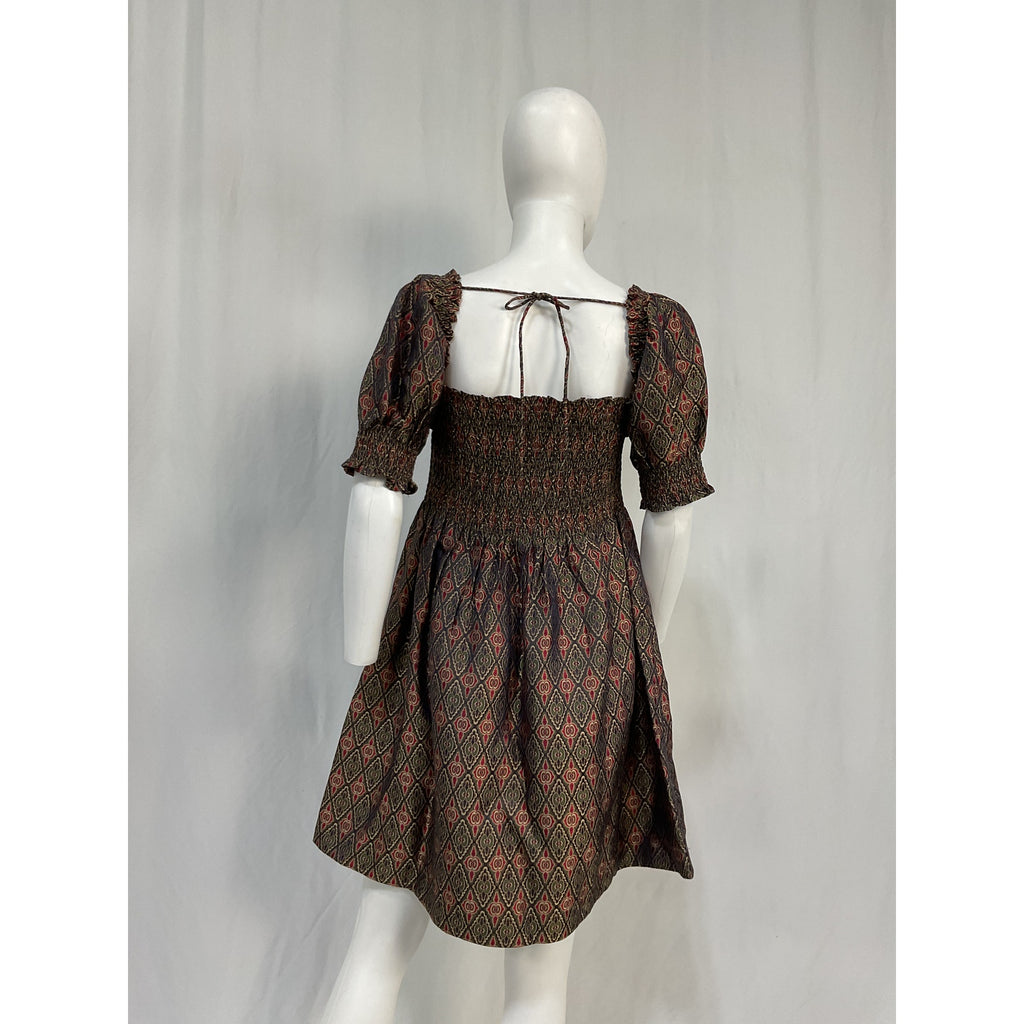 Hill House Home 'The Athena' Blue Viscose Nap Dress Size M