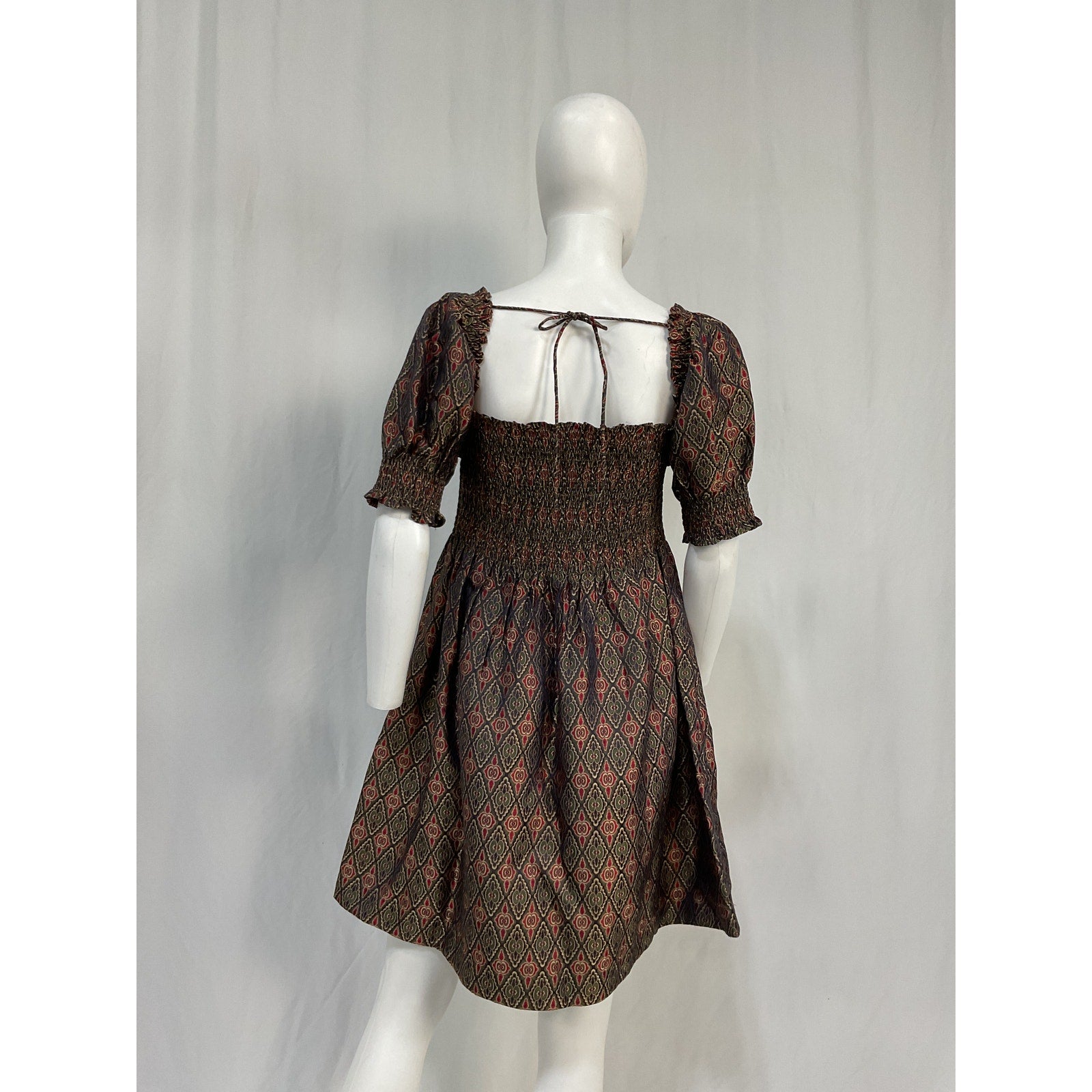 Hill House Home 'The Athena' Blue Viscose Nap Dress Size M