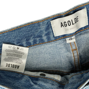 Agolde Vintage Blue 90s Crop Denim Jeans Size 26