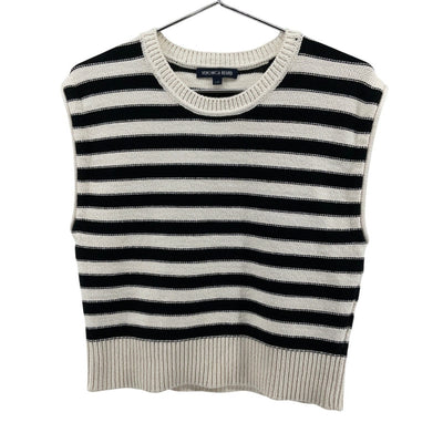 Veronica Beard Striped Multicolor Vera Tank Top Size L