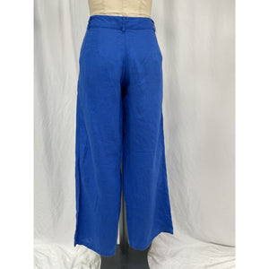 Faithfull The Brand 'Francois' Blue Linen Pants Size M