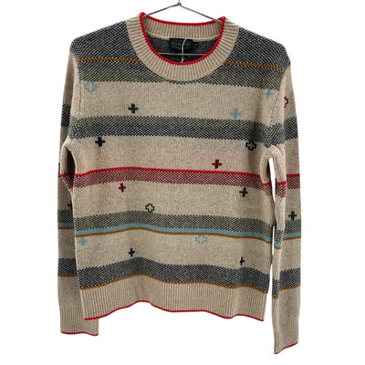 Pendleton Graphic Multicolor Merino Wool Crewneck Sweater Size S