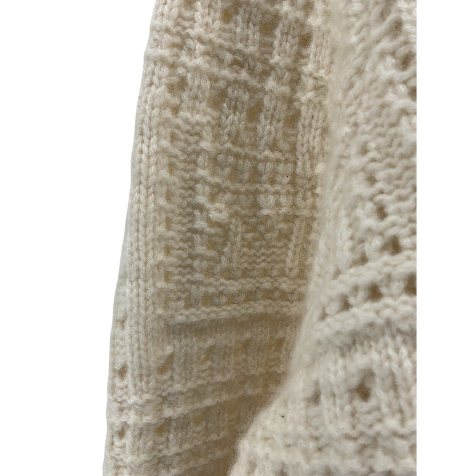 Nili Lotan 'Harry' Ivory Cashmere Cashmere Sweater Jacket Size L