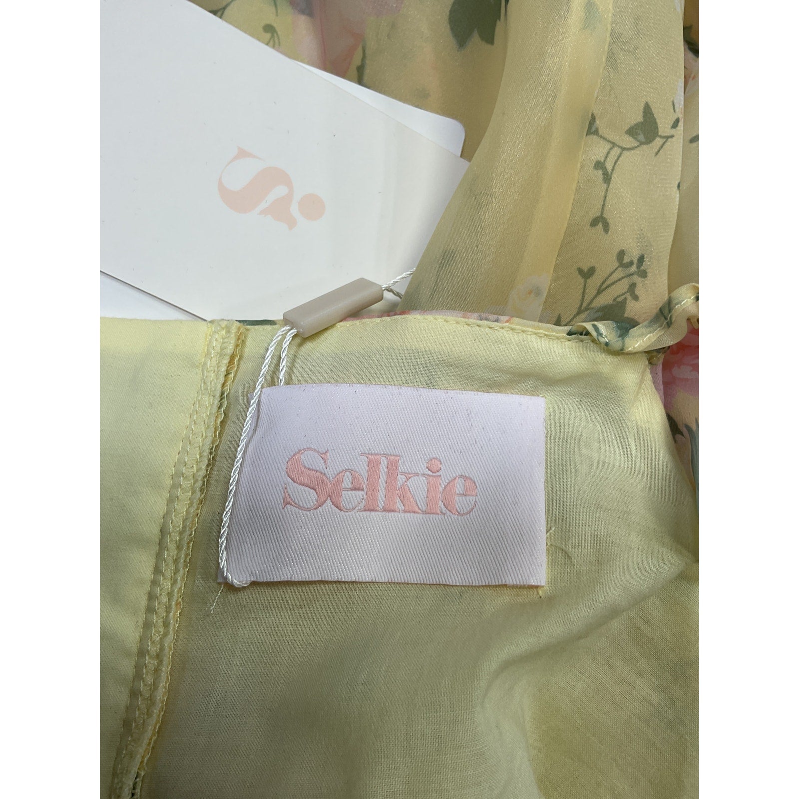 Selkie 'The Moonlight' Yellow Dress Size XS - NWT