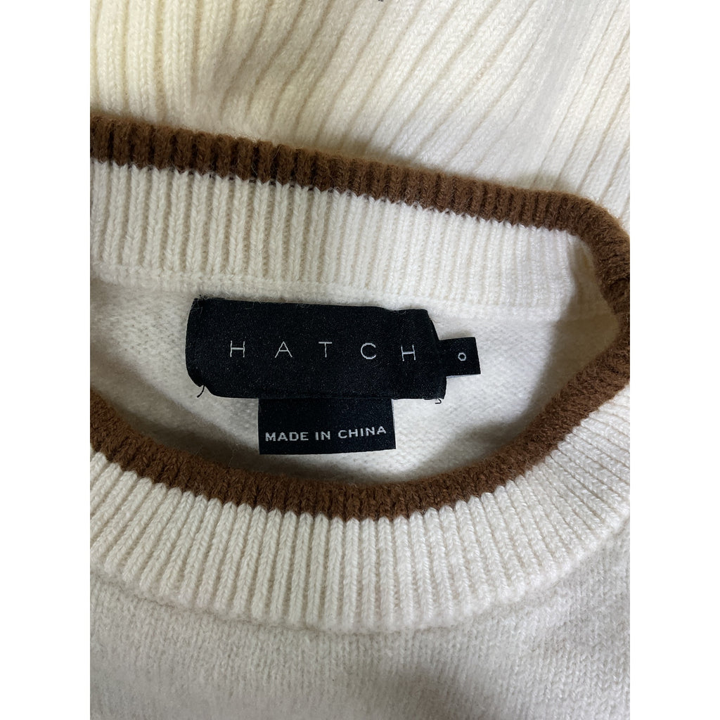 Hatch 'The Carly' White Knit Maternity Pullover Size 0
