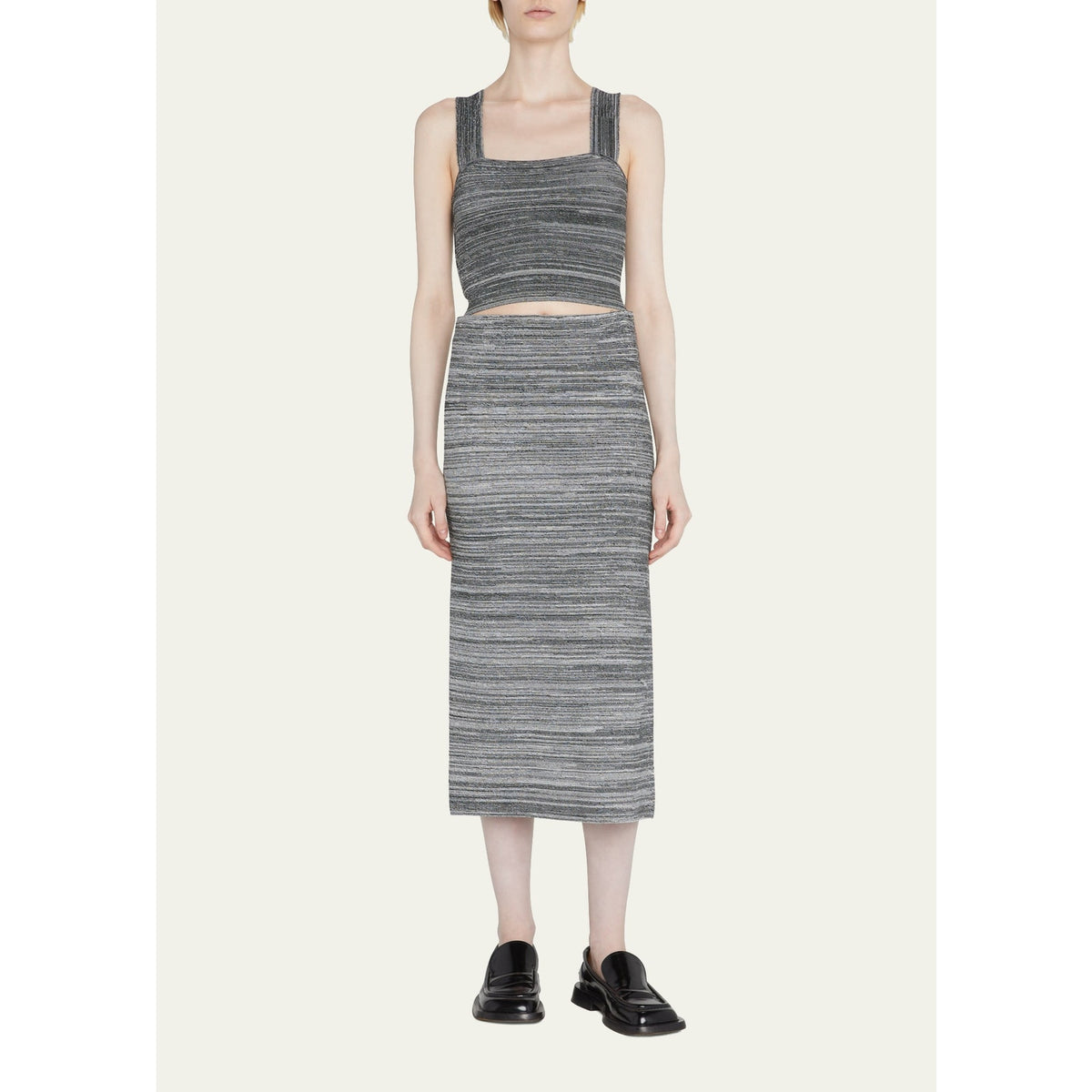 Proenza Schouler Label Black Midi Skirt Size XS