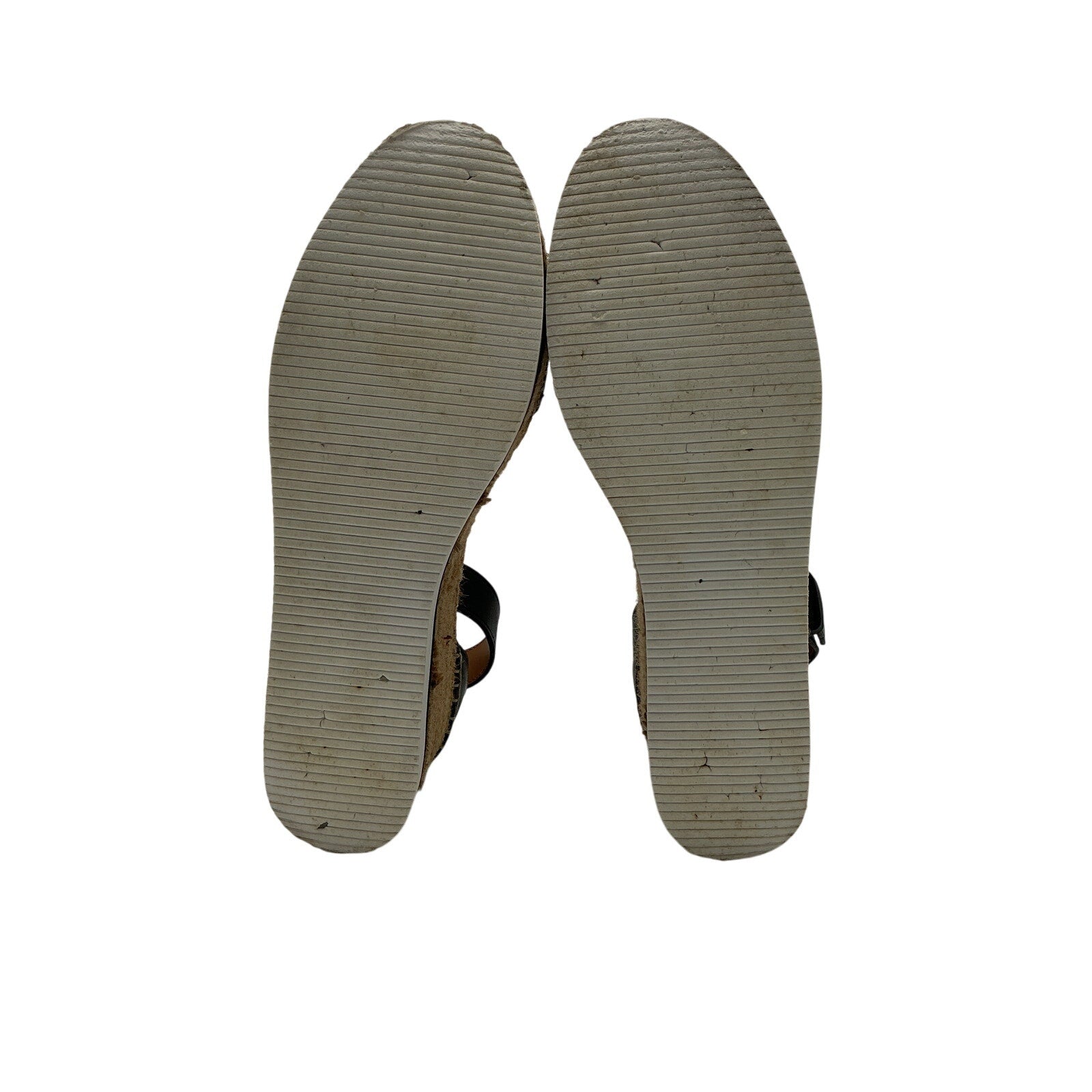 See By Chloe 'Glyn' Black Platform Espadrilles Sandal Size 8