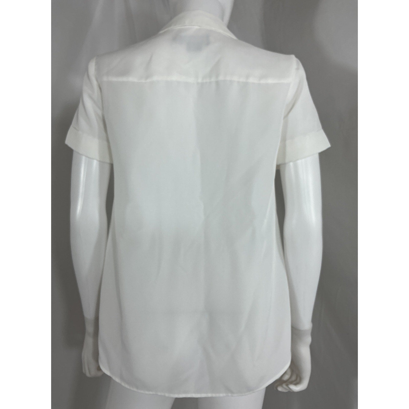Hatch 'The Savannah' White Polyester Top Size 0