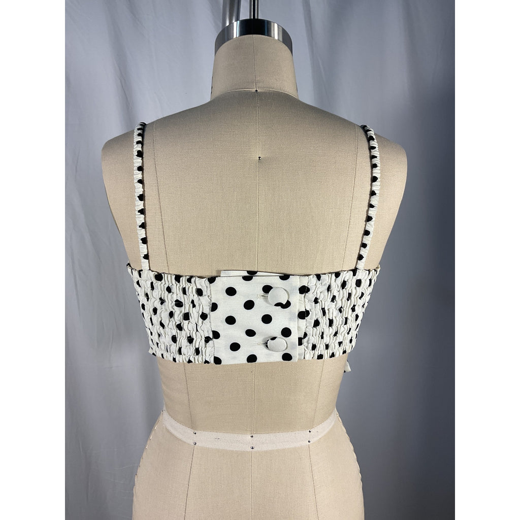 Marianna Senchina 'Bow' White Top Size M