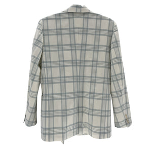 Remain ‘Rumer’ Multicolor Checked Woven Double-Breasted Blazer Size 2