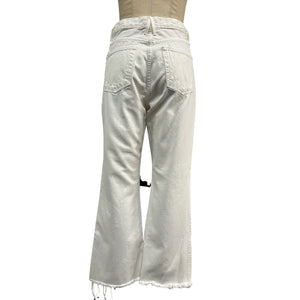 Slvrlake Flared Cream Frankie Denim Jeans Size 29