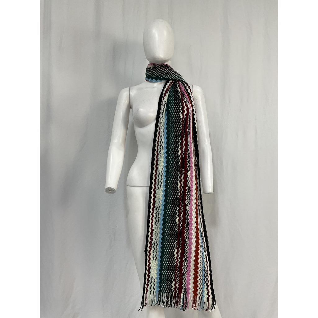 Missoni Pink Wool Scarf Size OS