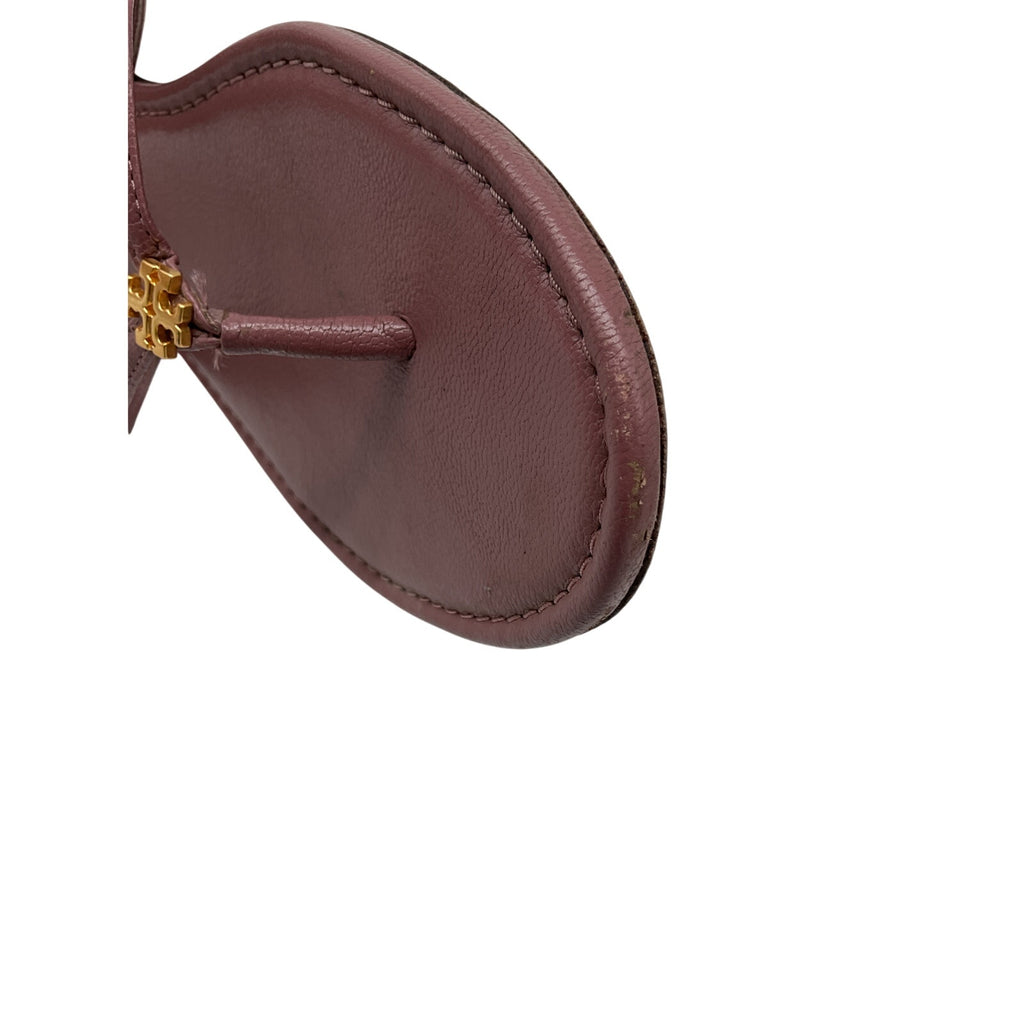 Tory Burch Purple Leather Classic Flip-Flop Flat Size 7