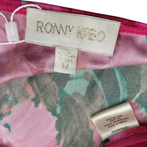 Ronny Kobo Floral Multicolor Talon Dress Size M