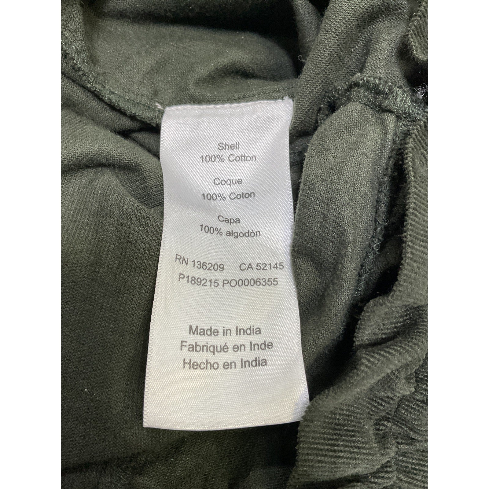 Hatch 'The Jude' Black Cotton Cord Pant Size 2