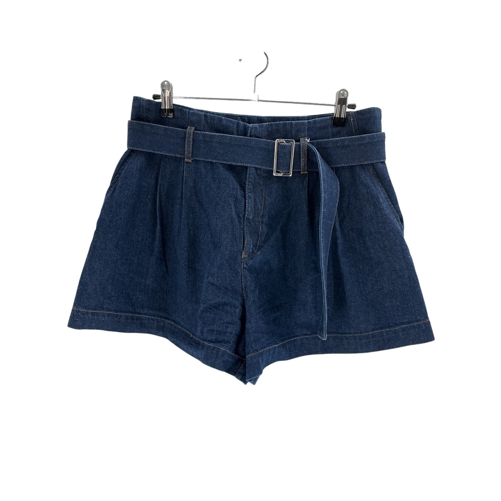 Frame 'The Paper' Blue Lyocell Bag Shorts Size 28