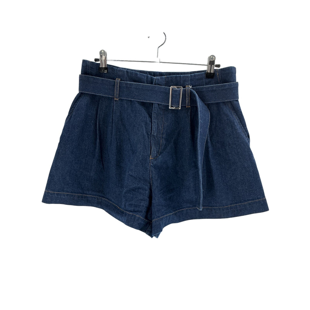 Frame 'The Paper' Blue Lyocell Bag Shorts Size 28