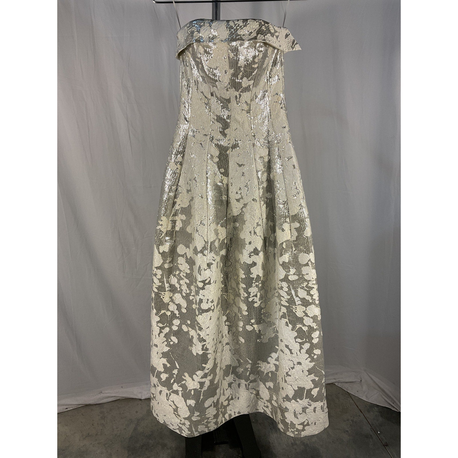 Simkhai 'Octavia' Silver Gown Size 0