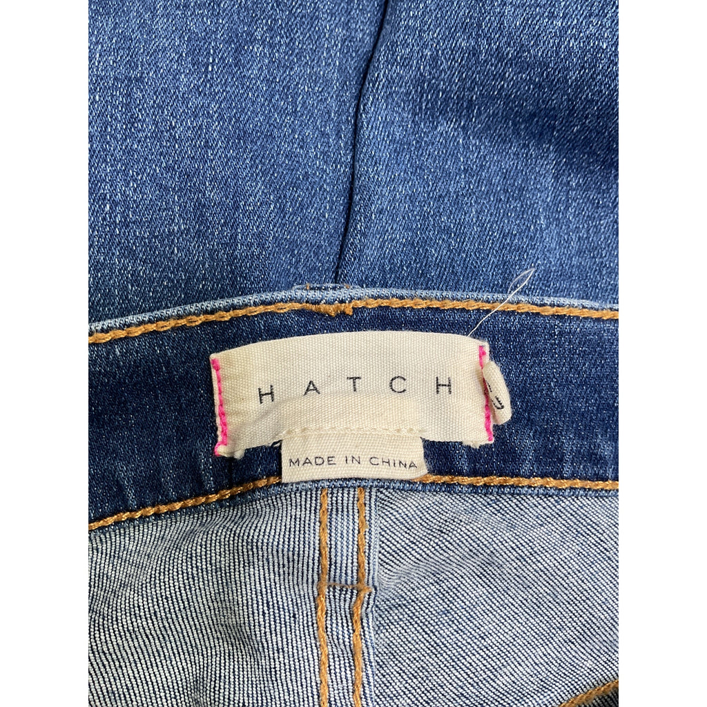 Hatch 'The Slim' Blue Cotton Maternity Jean Size 25